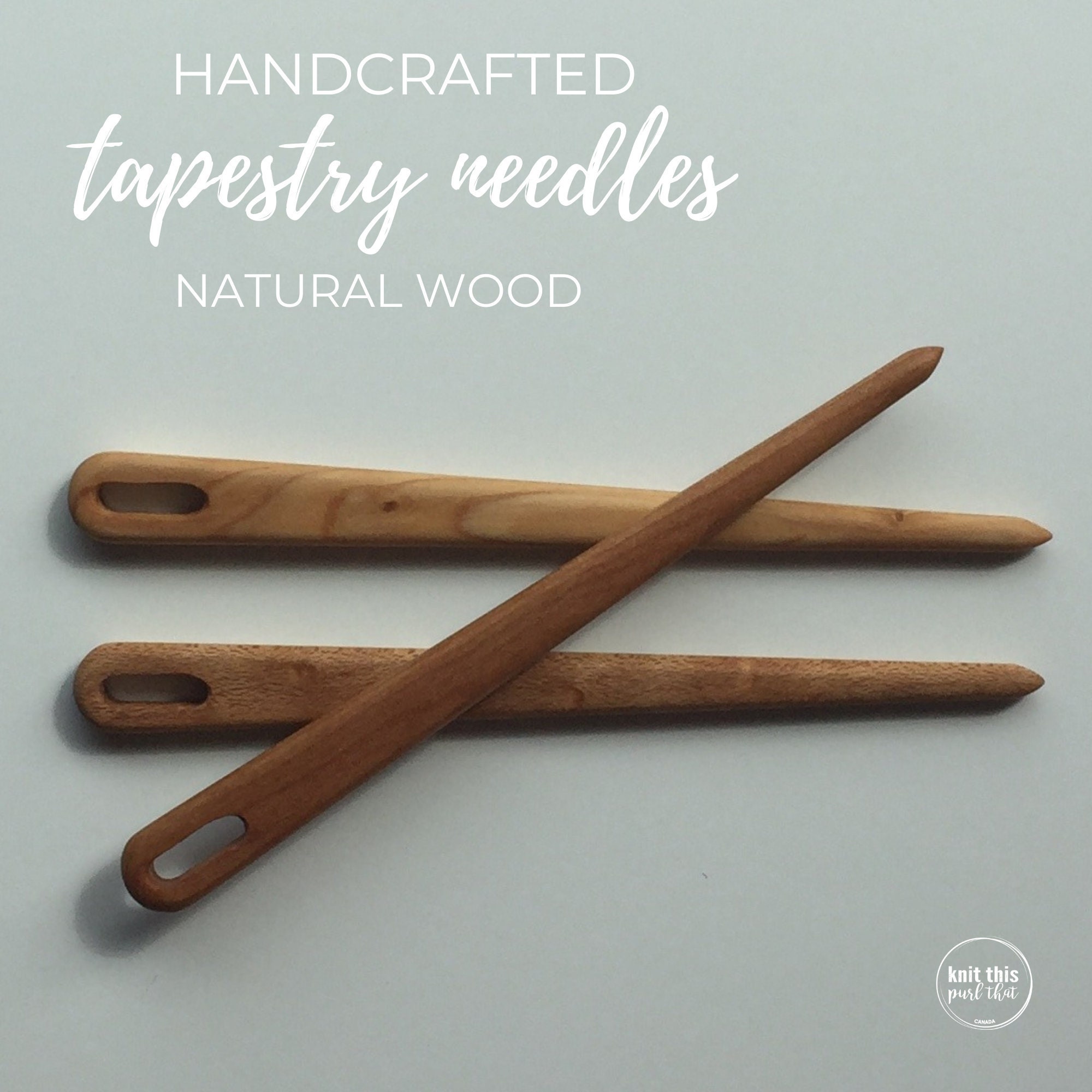 Weaving Needle Sets for Tapestry Loom Wooden Tapestry Needles