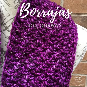 DIY knitting kit, beginner knitting kit, infinity scarf, Malabrigo, merino wool, wool cowl image 3