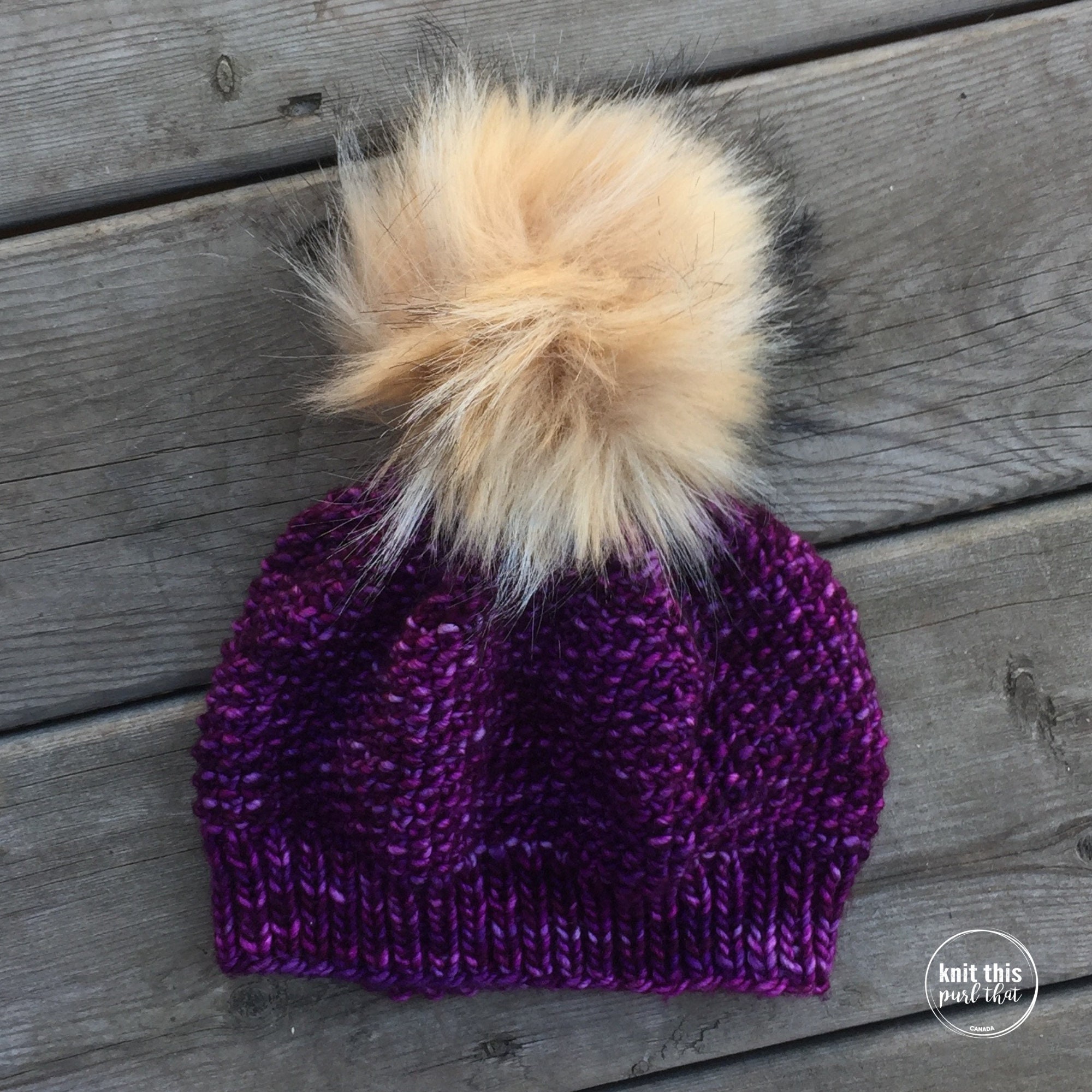 KNITTING PATTERN / Hat Knitting Pattern / Wool Hat Pattern / Etsy