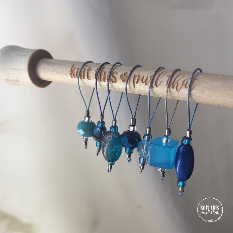 Bead Stitch Markers Stitch Marker Sets Knitting Markers Etsy Canada