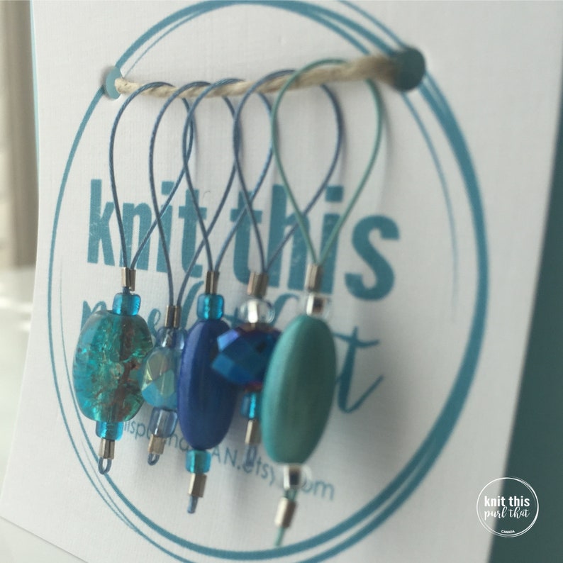Bead Stitch Markers Stitch Marker Sets Knitting Markers Etsy Canada