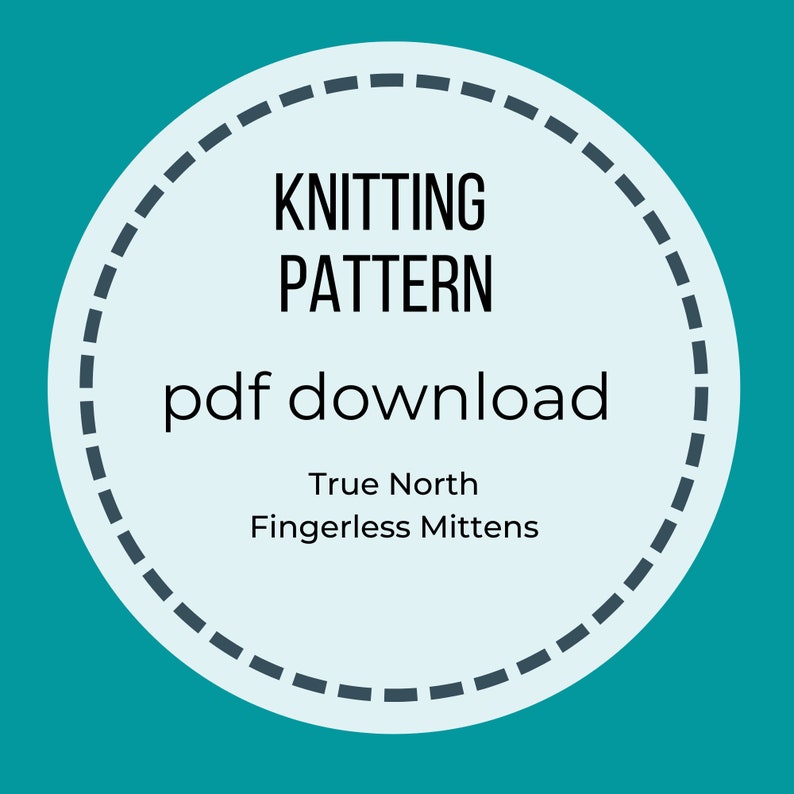 Fingerless mittens knitting pattern / knitting pattern / fingerless mittens / beginner knitting image 6
