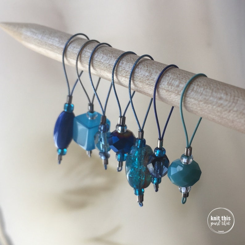 Bead Stitch Markers Stitch Marker Sets Knitting Markers Etsy Canada