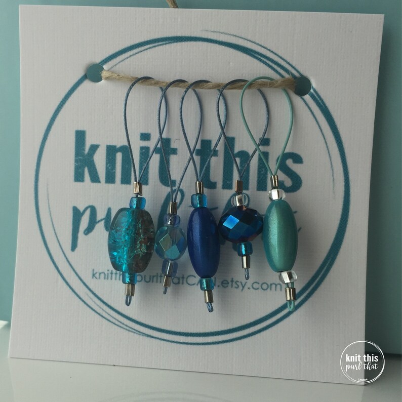 Bead Stitch Markers Stitch Marker Sets Knitting Markers Etsy Canada