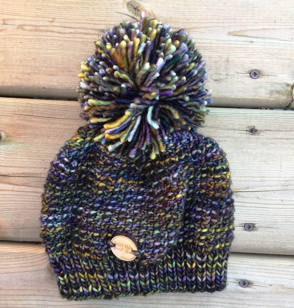 Knitting kit beginner hat knitting kit DIY knitting kit Etsy