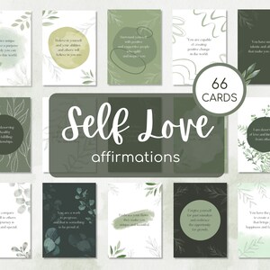 Affirmation zur Selbstliebe. 66 positive Motivationskarten.