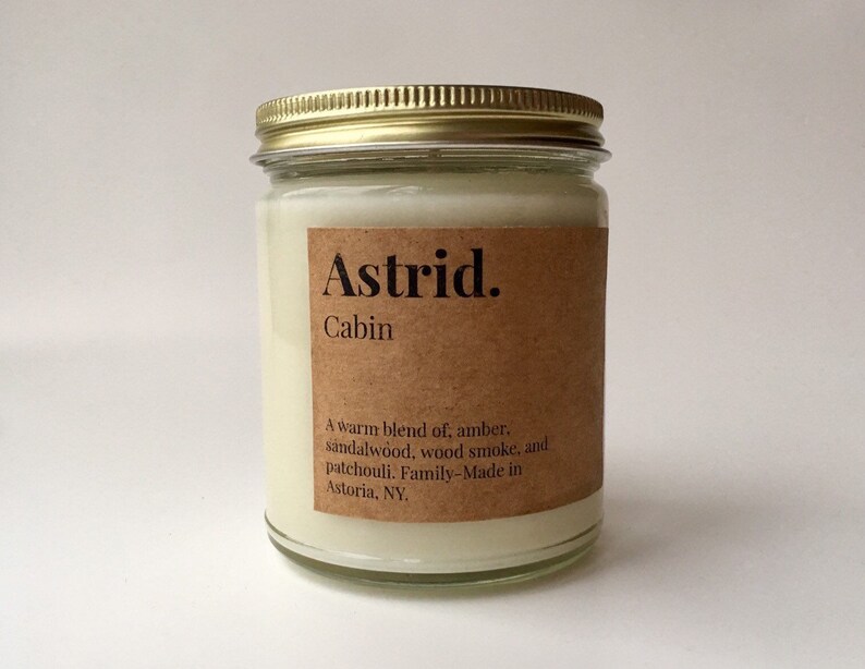 Cabin Scented Soy Candle Astrid Paper and Home image 1