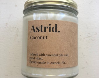 Coconut Soy Candle | Astrid Paper and Home