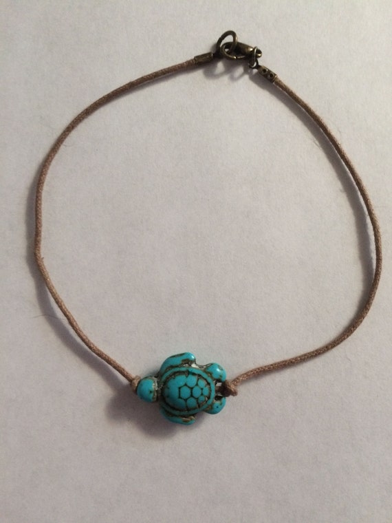 Turquoise Turtle Bead Anklet, Turquoise Anklet, Boho Anklet, Turquoise turtle anklet, Beach jewelry, Summer Anklet, Summer jewelry Turquoise Turtle Bead Anklet, Turquoise Anklet, Boho Anklet, Turquoise turtle anklet, Beach jewelry, Summer Anklet, Summer jewelry