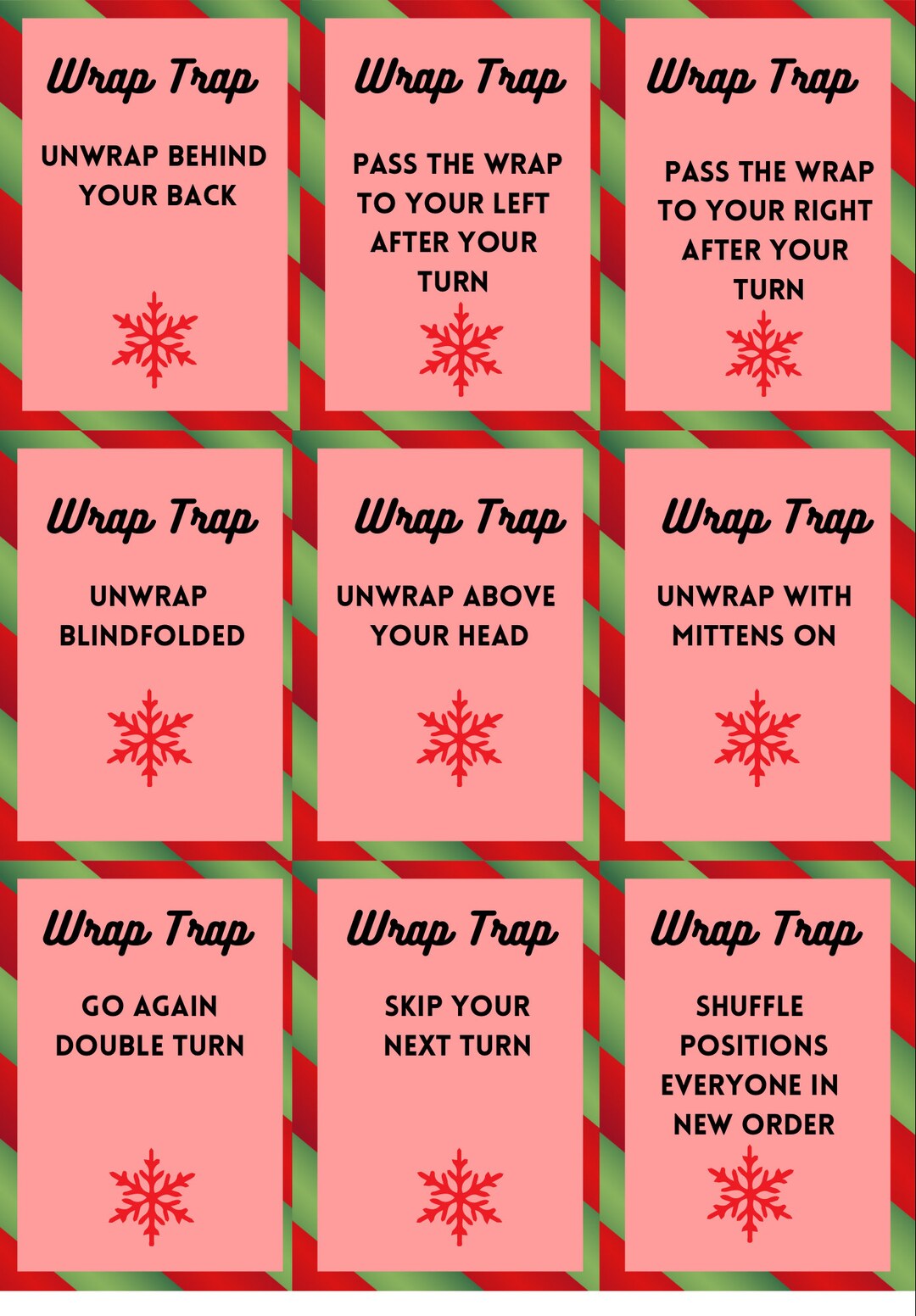 Wrap Trap Saran Ball Game Etsy