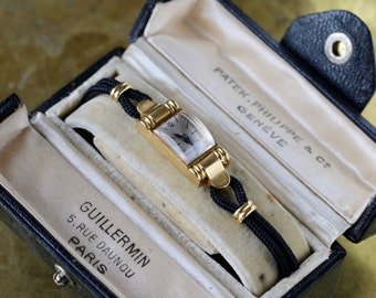 Montre-bracelet Art déco Patek Philippe en or 18 carats, vers 1935