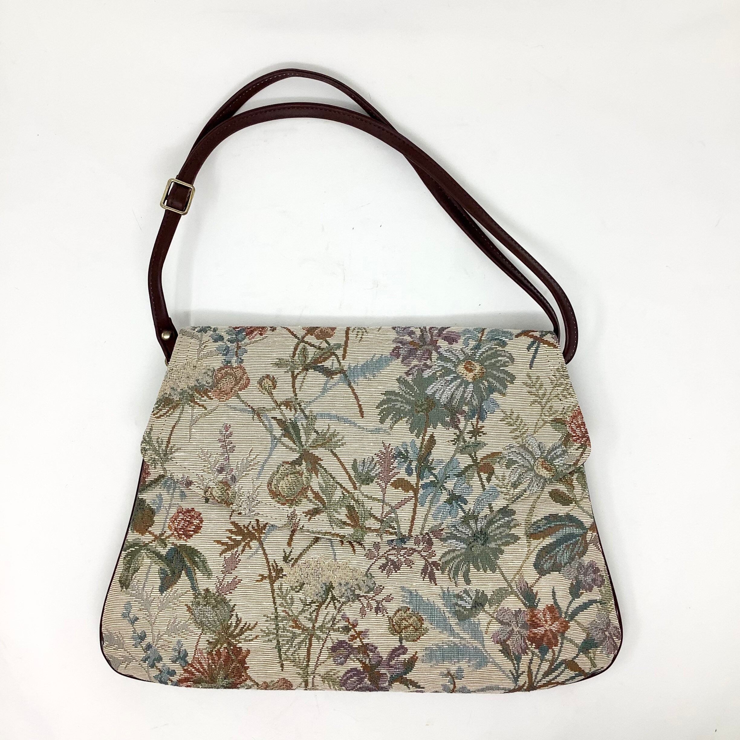 Vintage cottagecore floral tapestry purse Etsy