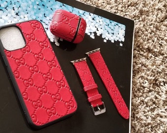 matching iphone airpods and apple watch case