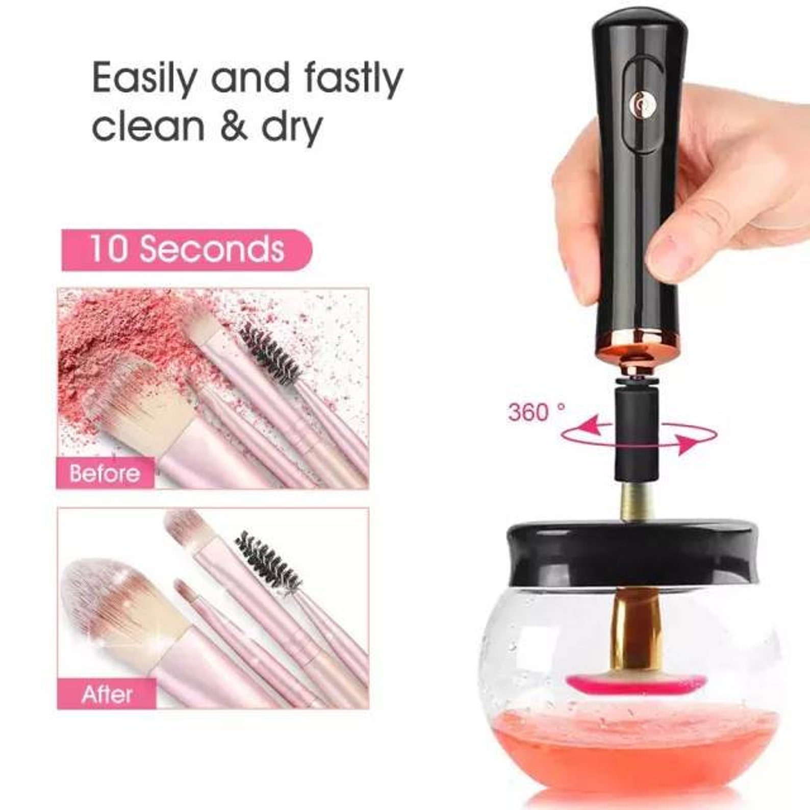 Electric makeup brush cleaner dryer super fast brush cleaner Etsy