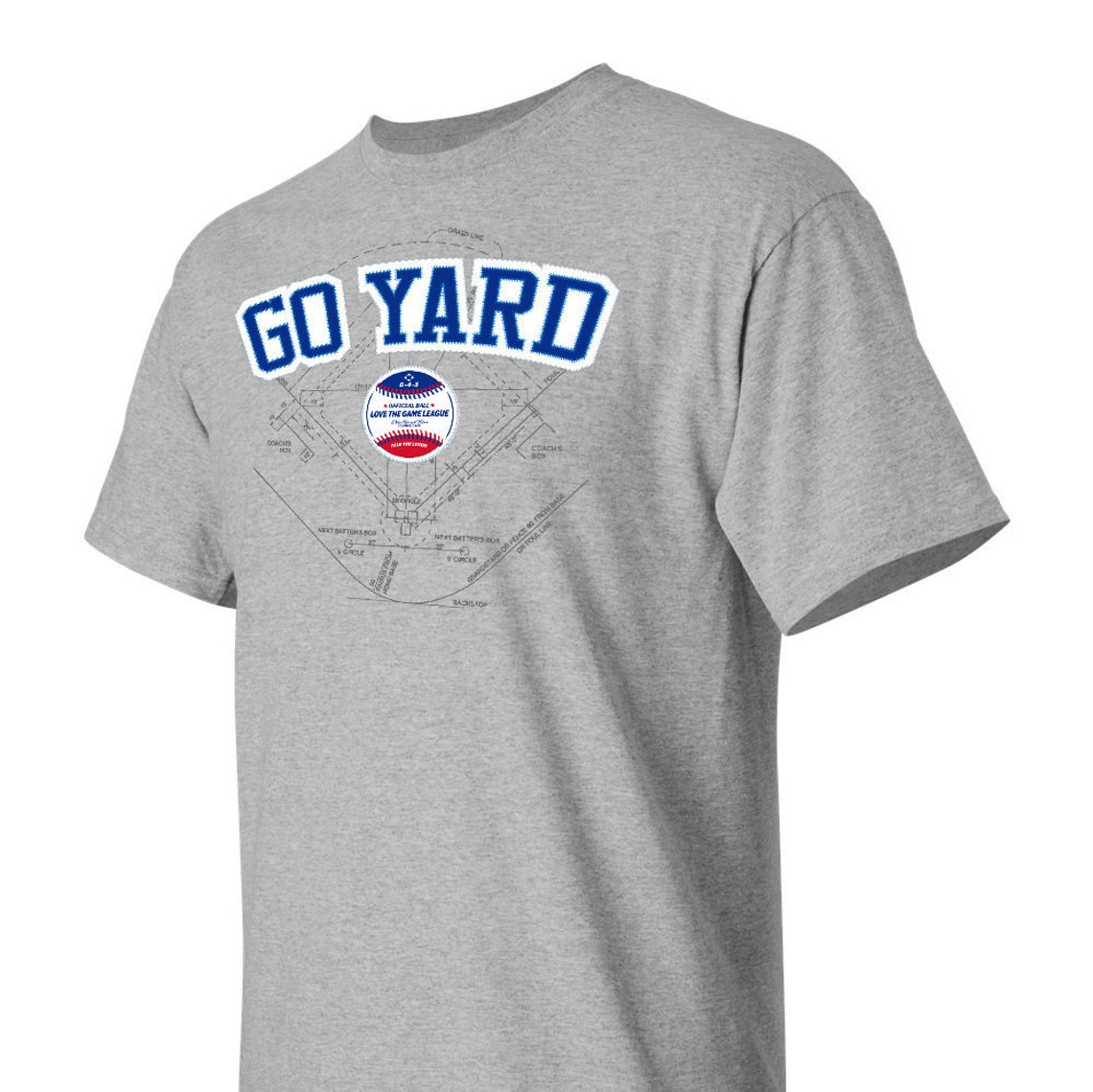 Baseball TShirt/Go Yard Baseball Lingo Tee/ Free Shipping Etsy