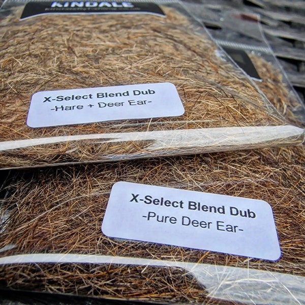 X-Select Dubbing - Deer Ear - Natural - Fly Tying Materials