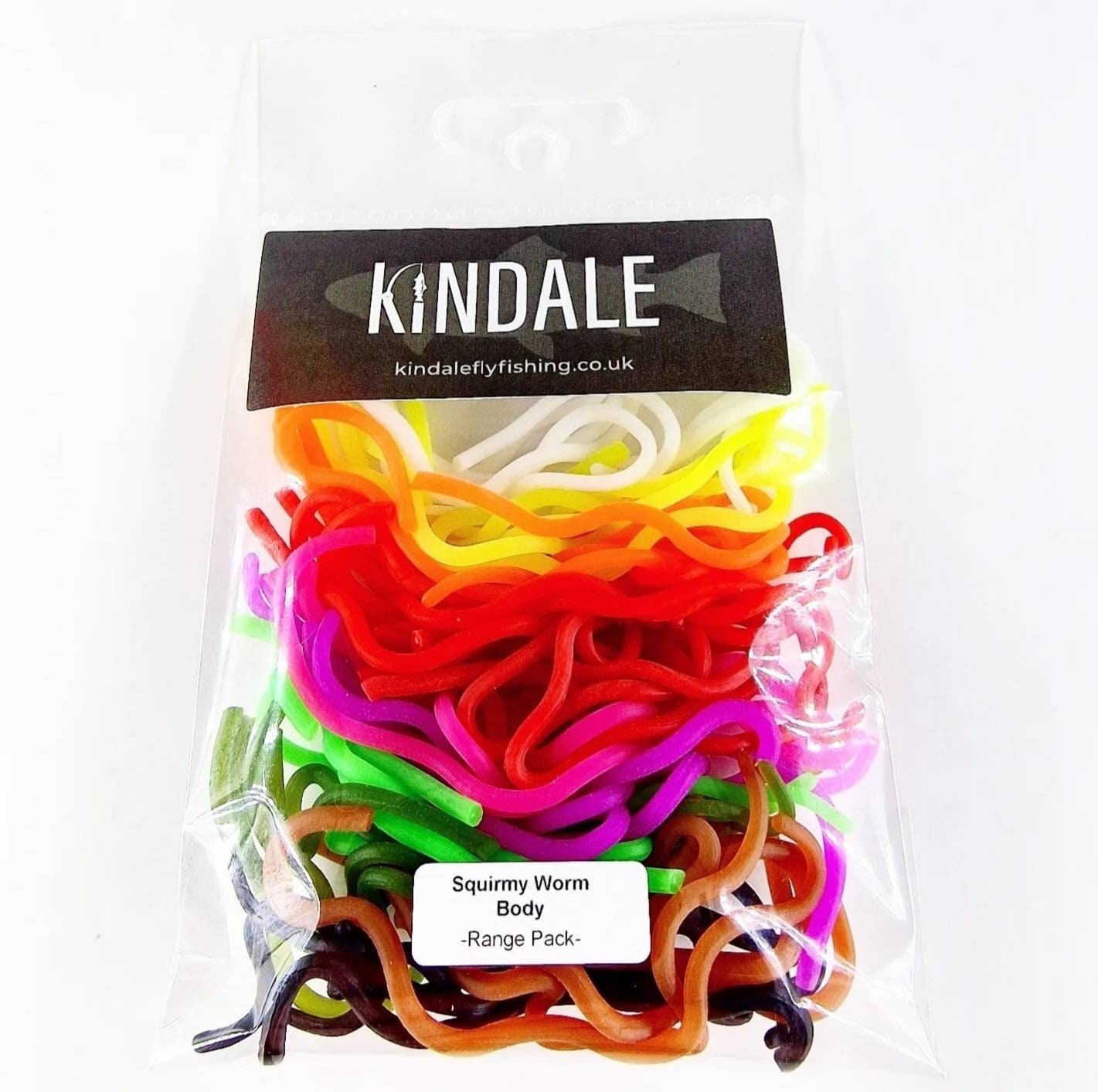 Kindale Squirmy Worm Range Pack 55 Piece Fly Tying Material 