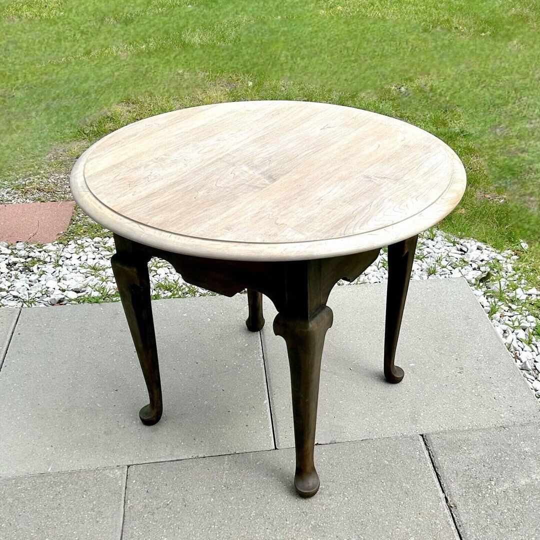 Vintage Ethan Allen Solid Maple Modern Farmhouse Side Table / Etsy