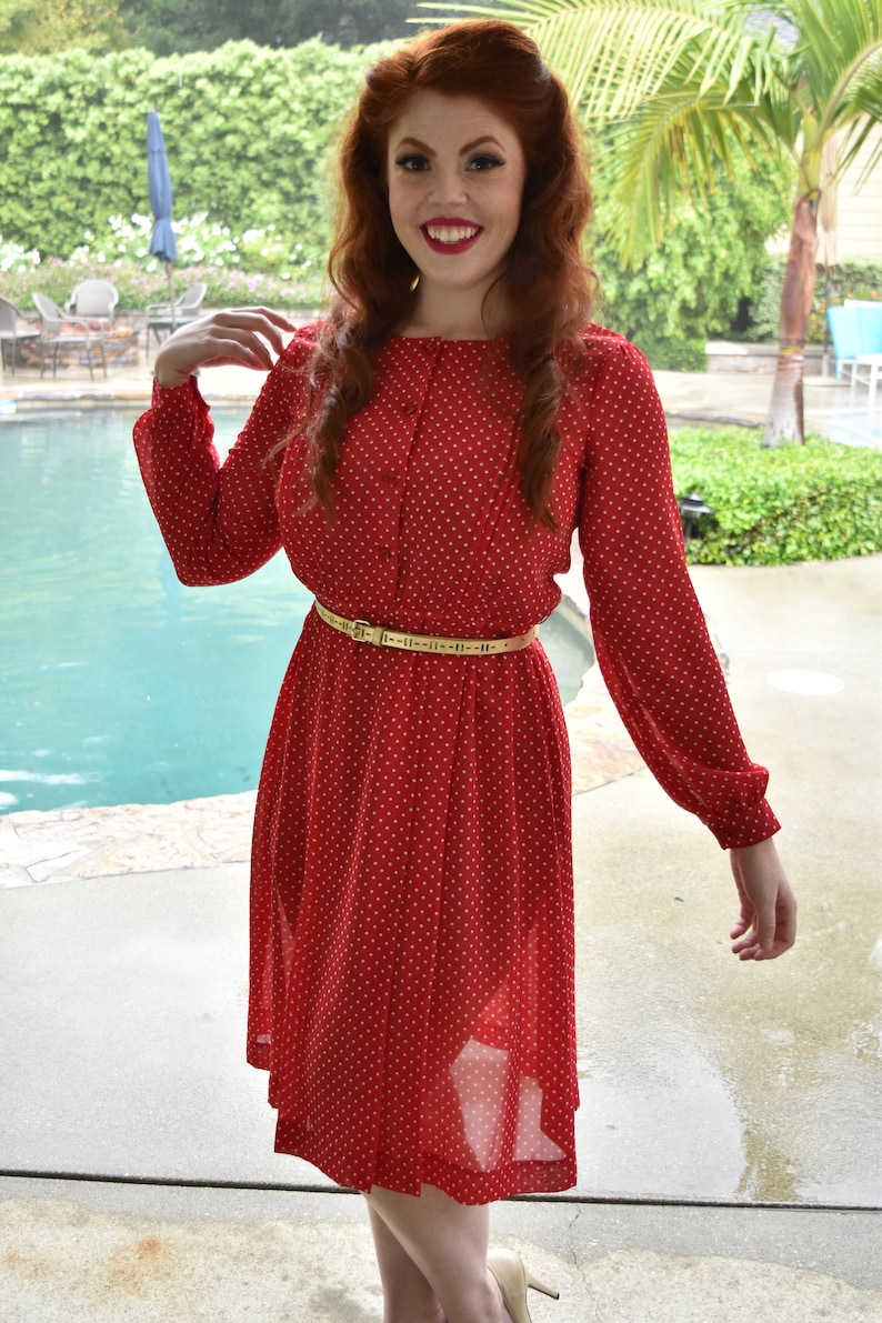 Homemade Red Dresses