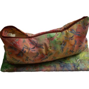 Neck Support Pillow Buckwheat Hulls, Scented or Unscented. Adjustable fill.