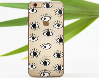 All Seeing Eyes iPhone X Case Clear iPhone 8 Case For Samsung Note 8 Case Samsung S8 Phone Ten iPhone Case iPhone 7 Case Hipster 696D1105