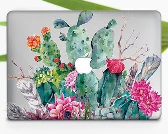 Cactus MacBook Air 11 Case MacBook Air 13 inch Floral Laptop Case 15 inch MacBook Pro Retina Case MacBook Pro 15 2019 MacBook Cover 696D2024