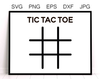 Tic Tac Toe SVG Tic Tac Toe Svg Files Tic Tac Toe Board Game -  Norway