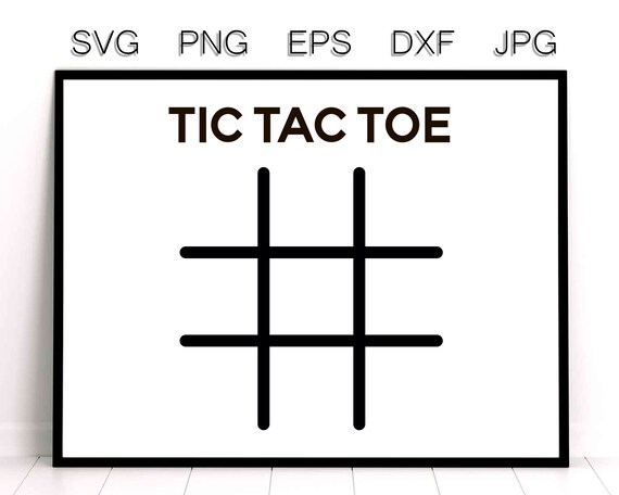 Tic Tac Toe SVG Tic Tac Toe Svg Files Tic Tac Toe Board Game -  Finland