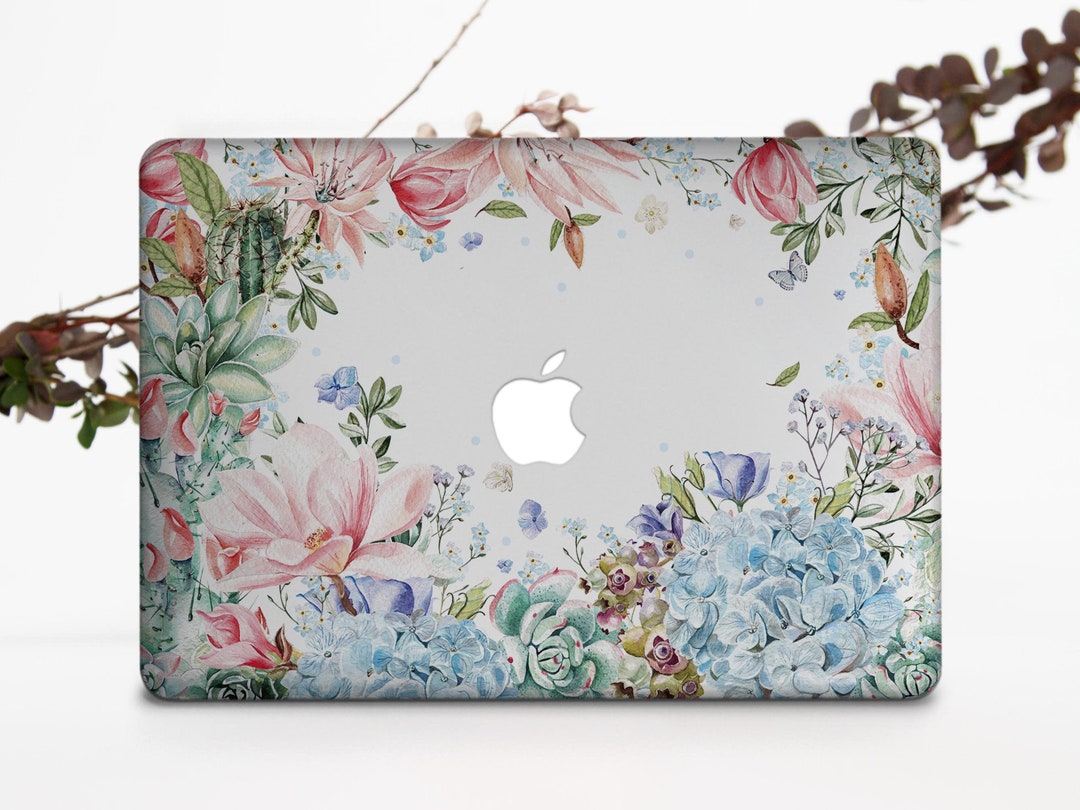 Floral Laptop Case MacBook Air 11 Case Tropical Flowers Case MacBook
