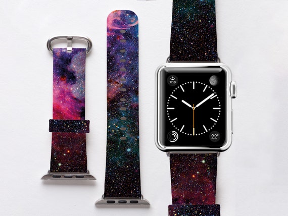 Galaxy Watch Band Space Iwatch Strap Milky Way Apple Watch Etsy