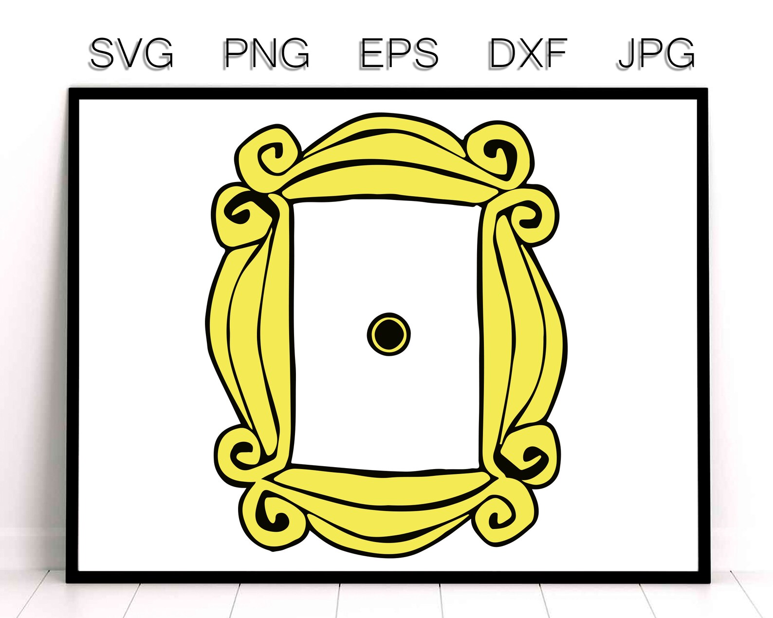 Monicas door friends tv show svg vector file to downlaod  etsy