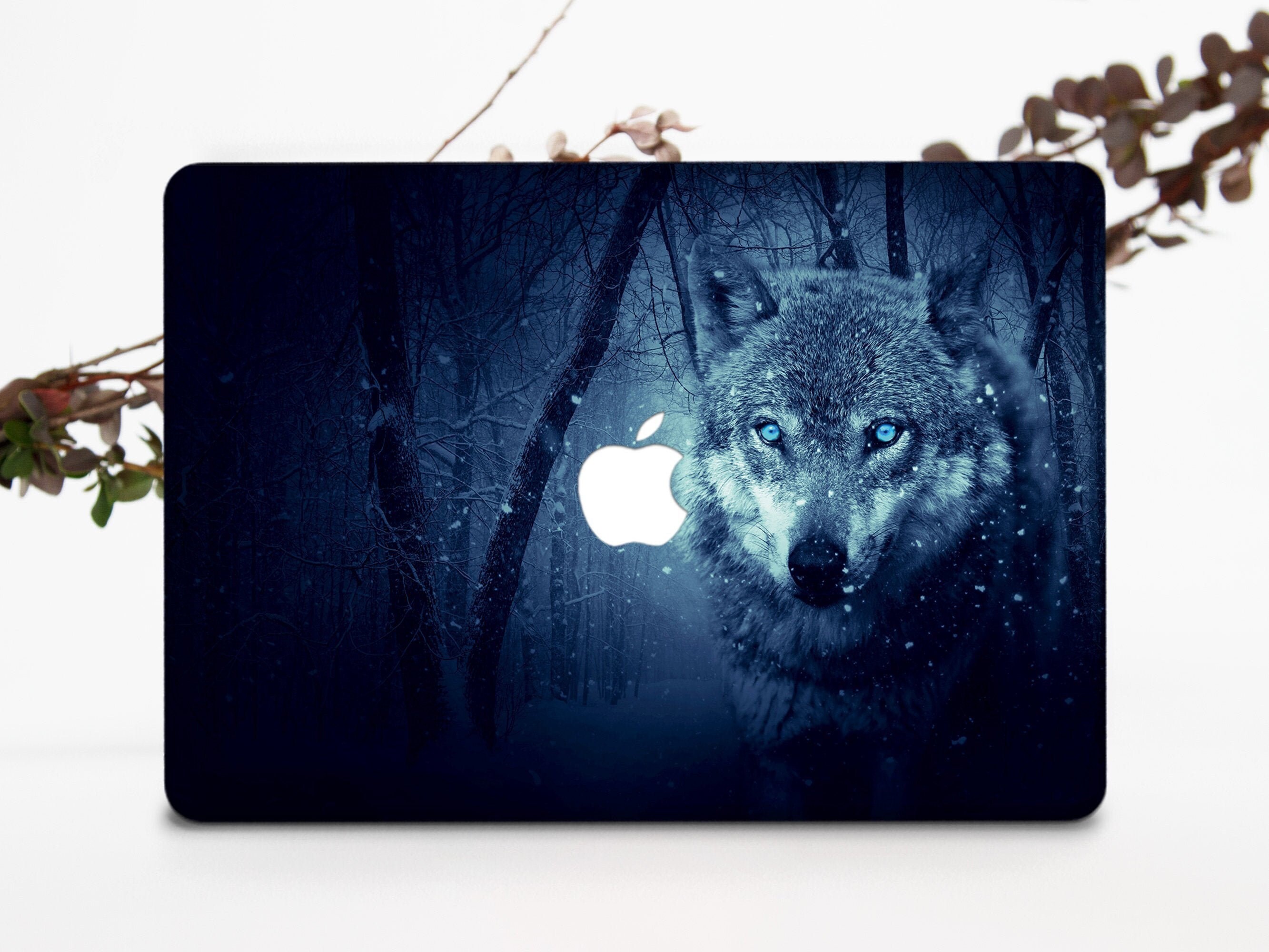 wolf macbook case