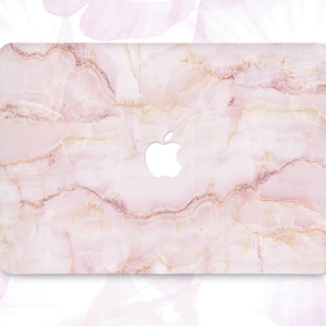 Pink Marble MacBook Cover - Laptop Case for MacBook 12 Pro 13 Air 13 Pro 15  Retina 13 - CBB7017