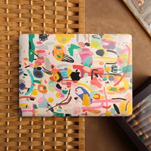 Colorful Abstract Shape Personalized Hard Protective Case for MacBook Pro 13 2022 M2 Air Pro, Laptop Hard Case for 12/13/14/15/16 in 7467607