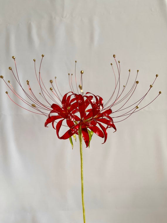 Handmade Red Spider Lily Tokyo Ghoul Anime Cosplay Flower Etsy