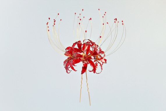Handmade Red Spider Lily Tokyo Ghoul Anime Cosplay Hair Pin Etsy Handmade Red Spider Lily Tokyo Ghoul Anime Cosplay Hair Pin Etsy
