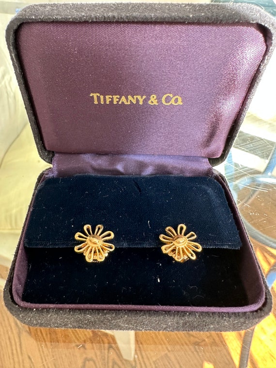 18 Karat Gold Tiffany & Co. Paloma Picasso Daisy … - image 2