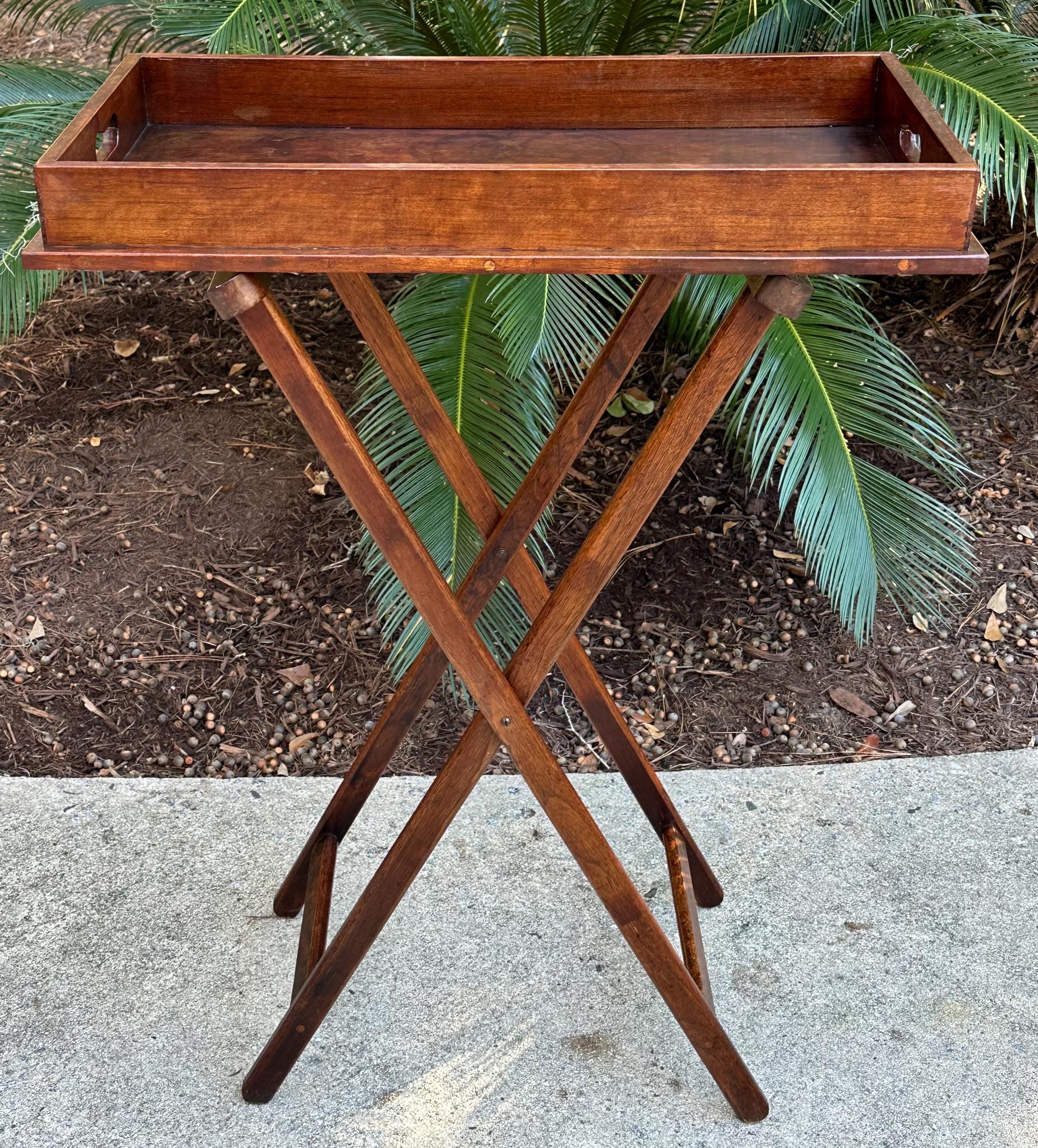 ウィッカー バトラートレイテーブル アンティーク Butler tray table - Etsy 日本