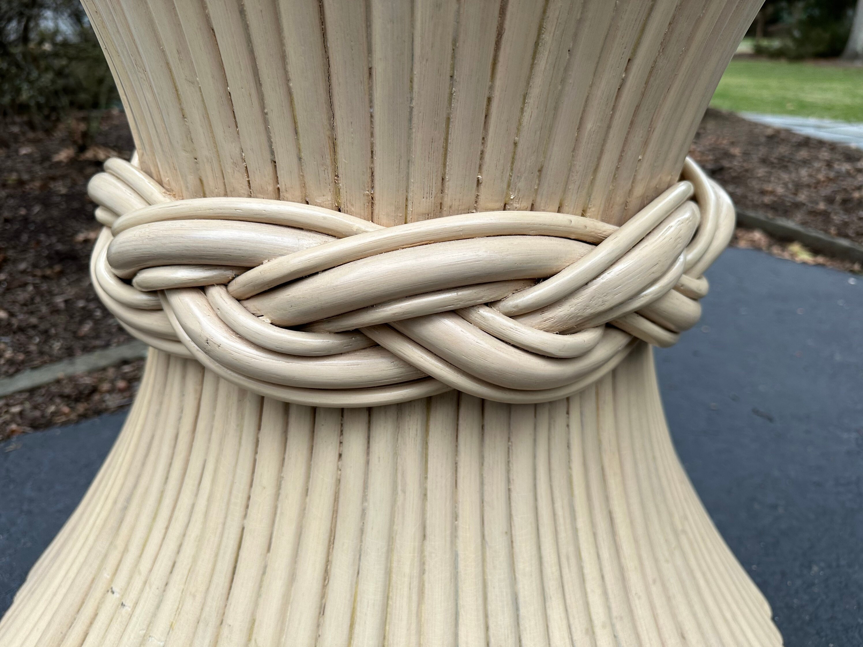 Signed Mcguire Mid Century Sheaf of Wheat Dining Table Etsy