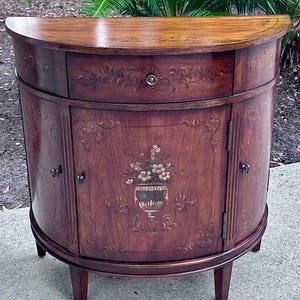ETHAN ALLEN Adams Style Paint Decoration Commode