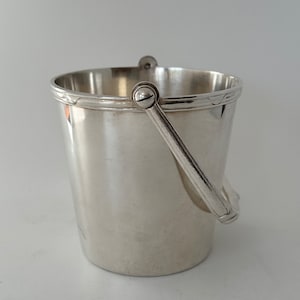 Vintage Ercuis Silver Plate Ice Bucket - Made in France