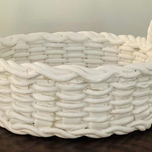 イタリア製　陶器製バスケット Ceramiche Castellan イタリア製 陶器製バスケット Ceramiche Castellan