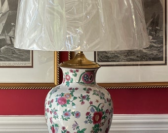 Vintage Chinese Export Porcelain Pottery Famille Rose, Chintz