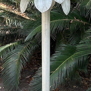 Tall Coastal Chic Palm Tree Floor Lamp- Vintage
