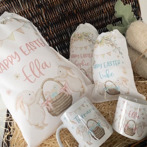 Personalisierte Ostertasse, Ostern, Ostergeschenk, Osterdekoration, personalisiertes Ostergeschenk, Ostertasse, Kindertasse, Geschenk für Kinder, Eiersuche Bild 3