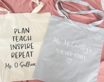 Bolso de mano personalizado para profesor, bolso de mano para profesor, regalo de fin de curso, regalo para profesor, regalos para profesores, bolso de graduación, escuela