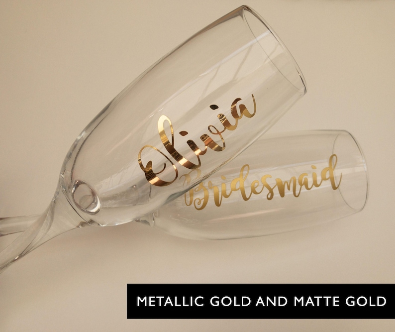 DIY Wedding Decals Champagne Flute, Wedding Vinyl Champagne Flutes Vinyl, Glass Stickers Wedding Decal Stickers Personalised Champagne Flute image 6