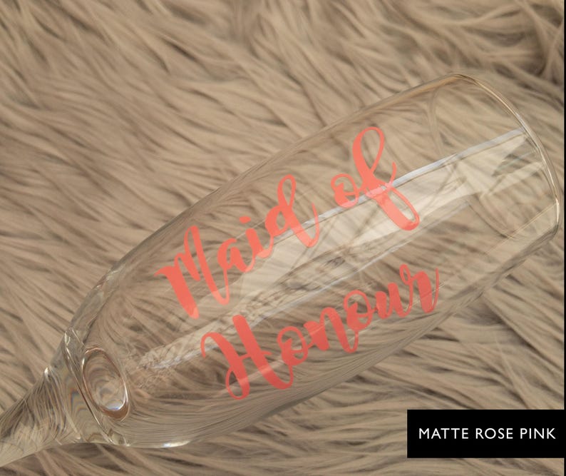 DIY Wedding Decals Champagne Flute, Wedding Vinyl Champagne Flutes Vinyl, Glass Stickers Wedding Decal Stickers Personalised Champagne Flute image 8