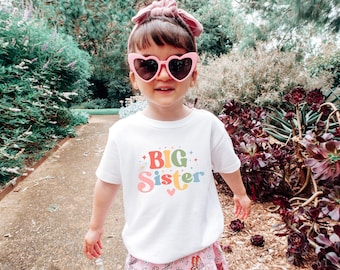 Trui grote zus, gepersonaliseerde trui babynaam, trui peuter, T-shirt grote zus grote neef, trui babycadeaus, trui zus