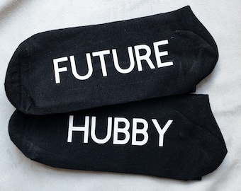 Future Hubby, Hubby Socks, Future Mr, Engagement Gift, Husband to Be Gift, Wedding Socks, Gift To Finance, Fiancee Gift, Socks, Christmas